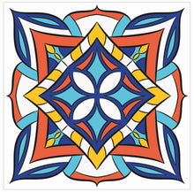 Load image into Gallery viewer, Mosaic Tile Stickers, Pack Of 16, All Sizes, Waterproof, Azulejo Transfers For Kitchen / Bathroom Tiles C21 - Bolsover Designs