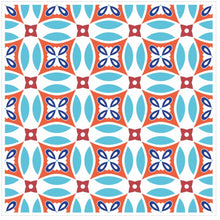 Load image into Gallery viewer, Mosaic Tile Stickers, Pack Of 16, All Sizes, Waterproof, Azulejo Transfers For Kitchen / Bathroom Tiles C22 - Bolsover Designs