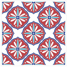 Load image into Gallery viewer, Mosaic Tile Stickers, Pack Of 16, All Sizes, Waterproof, Azulejo Transfers For Kitchen / Bathroom Tiles C22 - Bolsover Designs
