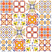 Load image into Gallery viewer, Mosaic Tile Stickers, Pack Of 16, All Sizes, Waterproof, Transfers For Kitchen / Bathroom Tiles C25 - Bolsover Designs