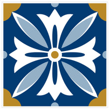 Load image into Gallery viewer, Mosaic Tile Stickers, Pack Of 16, All Sizes, Waterproof, Azulejo Transfers For Kitchen / Bathroom Tiles C28 - Bolsover Designs