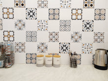 Load image into Gallery viewer, Mosaic Tile Stickers, Pack Of 16, All Sizes, Waterproof, Transfers For Kitchen / Bathroom Tiles C29 - Bolsover Designs