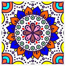 Load image into Gallery viewer, Mosaic Tile Stickers, Pack Of 16, All Sizes, Waterproof, Transfers For Kitchen / Bathroom Tiles C31 - Bolsover Designs