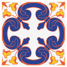 Load image into Gallery viewer, Mosaic Tile Stickers, Pack Of 16, All Sizes, Waterproof, Azulejo Transfers For Kitchen / Bathroom Tiles C33 - Bolsover Designs