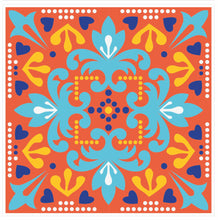 Load image into Gallery viewer, Mosaic Tile Stickers, Pack Of 16, All Sizes, Waterproof, Azulejo Transfers For Kitchen / Bathroom Tiles C33 - Bolsover Designs