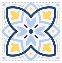 Load image into Gallery viewer, Mosaic Tile Stickers, Pack Of 16, All Sizes, Waterproof, Azulejo Transfers For Kitchen / Bathroom Tiles C34 - Bolsover Designs