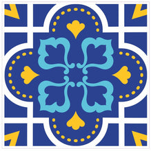 Load image into Gallery viewer, Mosaic Tile Stickers, Pack Of 16, All Sizes, Waterproof, Azulejo Transfers For Kitchen / Bathroom Tiles C35 - Bolsover Designs