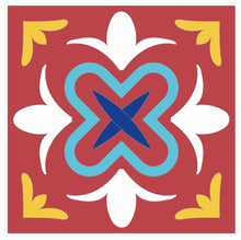 Load image into Gallery viewer, Mosaic Tile Stickers, Pack Of 16, All Sizes, Waterproof, Azulejo Transfers For Kitchen / Bathroom Tiles C39 - Bolsover Designs