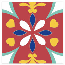Load image into Gallery viewer, Mosaic Tile Stickers, Pack Of 16, All Sizes, Waterproof, Azulejo Transfers For Kitchen / Bathroom Tiles C39 - Bolsover Designs