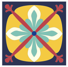 Load image into Gallery viewer, Mosaic Tile Stickers, Pack Of 16, All Sizes, Waterproof, Azulejo Transfers For Kitchen / Bathroom Tiles C39 - Bolsover Designs