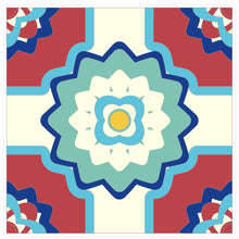 Load image into Gallery viewer, Mosaic Tile Stickers, Pack Of 16, All Sizes, Waterproof, Azulejo Transfers For Kitchen / Bathroom Tiles C39 - Bolsover Designs