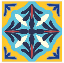 Load image into Gallery viewer, Mosaic Tile Stickers, Pack Of 16, All Sizes, Waterproof, Azulejo Transfers For Kitchen / Bathroom Tiles C39 - Bolsover Designs