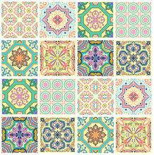 Load image into Gallery viewer, Mosaic Tile Stickers, Pack Of 16, All Sizes, Waterproof, Transfers For Kitchen / Bathroom Tiles C03 - Bolsover Designs