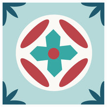 Load image into Gallery viewer, Mosaic Tile Stickers, Pack Of 24, All Sizes, Waterproof, Azulejo Transfers For Kitchen / Bathroom Tiles C42 - Bolsover Designs