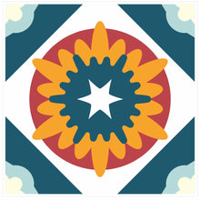 Load image into Gallery viewer, Mosaic Tile Stickers, Pack Of 24, All Sizes, Waterproof, Azulejo Transfers For Kitchen / Bathroom Tiles C42 - Bolsover Designs