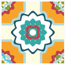 Load image into Gallery viewer, Mosaic Tile Stickers, Pack Of 24, All Sizes, Waterproof, Azulejo Transfers For Kitchen / Bathroom Tiles C42 - Bolsover Designs