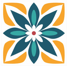 Load image into Gallery viewer, Mosaic Tile Stickers, Pack Of 24, All Sizes, Waterproof, Azulejo Transfers For Kitchen / Bathroom Tiles C42 - Bolsover Designs