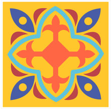 Load image into Gallery viewer, Mosaic Tile Stickers, Pack Of 16, All Sizes, Waterproof, Azulejo Transfers For Kitchen / Bathroom Tiles C43 - Bolsover Designs