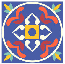 Load image into Gallery viewer, Mosaic Tile Stickers, Pack Of 16, All Sizes, Waterproof, Azulejo Transfers For Kitchen / Bathroom Tiles C43 - Bolsover Designs