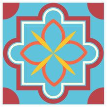 Load image into Gallery viewer, Mosaic Tile Stickers, Pack Of 16, All Sizes, Waterproof, Azulejo Transfers For Kitchen / Bathroom Tiles C43 - Bolsover Designs