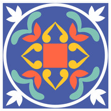 Load image into Gallery viewer, Mosaic Tile Stickers, Pack Of 16, All Sizes, Waterproof, Azulejo Transfers For Kitchen / Bathroom Tiles C43 - Bolsover Designs
