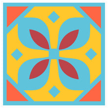 Load image into Gallery viewer, Mosaic Tile Stickers, Pack Of 16, All Sizes, Waterproof, Azulejo Transfers For Kitchen / Bathroom Tiles C43 - Bolsover Designs