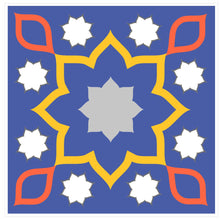 Load image into Gallery viewer, Mosaic Tile Stickers, Pack Of 16, All Sizes, Waterproof, Azulejo Transfers For Kitchen / Bathroom Tiles C43 - Bolsover Designs