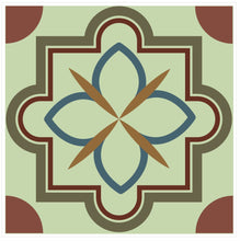 Load image into Gallery viewer, Mosaic Tile Stickers, Pack Of 16, All Sizes, Waterproof, Azulejo Transfers For Kitchen / Bathroom Tiles C44 - Bolsover Designs