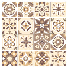 Load image into Gallery viewer, Mosaic Tile Stickers, Pack Of 24, All Sizes, Waterproof, Azulejo Transfers For Kitchen / Bathroom Tiles C45 - Bolsover Designs