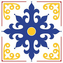 Load image into Gallery viewer, Mosaic Tile Stickers, Pack Of 16, All Sizes, Waterproof, Azulejo Transfers For Kitchen / Bathroom Tiles C46 - Bolsover Designs