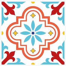 Load image into Gallery viewer, Mosaic Tile Stickers, Pack Of 16, All Sizes, Waterproof, Azulejo Transfers For Kitchen / Bathroom Tiles C46 - Bolsover Designs