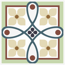 Load image into Gallery viewer, Mosaic Tile Stickers, Pack Of 16, All Sizes, Waterproof, Azulejo Transfers For Kitchen / Bathroom Tiles C48 - Bolsover Designs