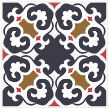 Load image into Gallery viewer, Mosaic Tile Stickers, Pack Of 16, All Sizes, Waterproof, Azulejo Transfers For Kitchen / Bathroom Tiles C48 - Bolsover Designs