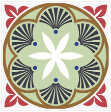 Load image into Gallery viewer, Mosaic Tile Stickers, Pack Of 16, All Sizes, Waterproof, Azulejo Transfers For Kitchen / Bathroom Tiles C48 - Bolsover Designs