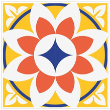 Load image into Gallery viewer, Mosaic Tile Stickers, Pack Of 16, All Sizes, Waterproof, Azulejo Transfers For Kitchen / Bathroom Tiles C49 - Bolsover Designs