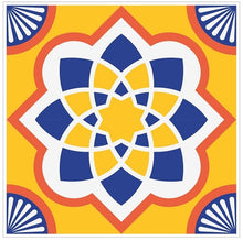 Load image into Gallery viewer, Mosaic Tile Stickers, Pack Of 16, All Sizes, Waterproof, Azulejo Transfers For Kitchen / Bathroom Tiles C49 - Bolsover Designs