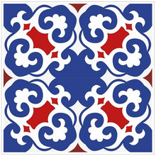 Load image into Gallery viewer, Mosaic Tile Stickers, Pack Of 16, All Sizes, Waterproof, Azulejo Transfers For Kitchen / Bathroom Tiles C49 - Bolsover Designs