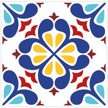 Load image into Gallery viewer, Mosaic Tile Stickers, Pack Of 16, All Sizes, Waterproof, Azulejo Transfers For Kitchen / Bathroom Tiles C49 - Bolsover Designs
