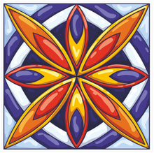 Load image into Gallery viewer, Mosaic Tile Stickers, Pack Of 16, All Sizes, Waterproof, Transfers For Kitchen / Bathroom Tiles C51 - Bolsover Designs