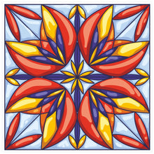 Load image into Gallery viewer, Mosaic Tile Stickers, Pack Of 16, All Sizes, Waterproof, Transfers For Kitchen / Bathroom Tiles C51 - Bolsover Designs