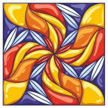 Load image into Gallery viewer, Mosaic Tile Stickers, Pack Of 16, All Sizes, Waterproof, Transfers For Kitchen / Bathroom Tiles C51 - Bolsover Designs