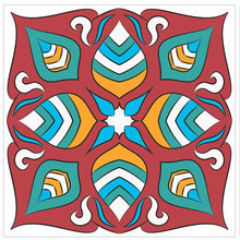 Load image into Gallery viewer, Mosaic Tile Stickers, Pack Of 16, All Sizes, Waterproof, Azulejo Transfers For Kitchen / Bathroom Tiles C54 - Bolsover Designs