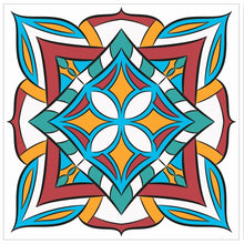 Load image into Gallery viewer, Mosaic Tile Stickers, Pack Of 16, All Sizes, Waterproof, Azulejo Transfers For Kitchen / Bathroom Tiles C54 - Bolsover Designs
