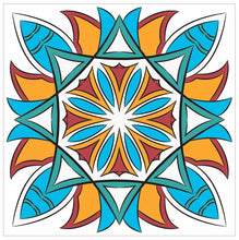 Load image into Gallery viewer, Mosaic Tile Stickers, Pack Of 16, All Sizes, Waterproof, Azulejo Transfers For Kitchen / Bathroom Tiles C54 - Bolsover Designs