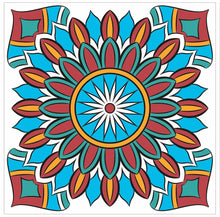 Load image into Gallery viewer, Mosaic Tile Stickers, Pack Of 16, All Sizes, Waterproof, Azulejo Transfers For Kitchen / Bathroom Tiles C54 - Bolsover Designs