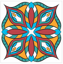 Load image into Gallery viewer, Mosaic Tile Stickers, Pack Of 16, All Sizes, Waterproof, Azulejo Transfers For Kitchen / Bathroom Tiles C54 - Bolsover Designs