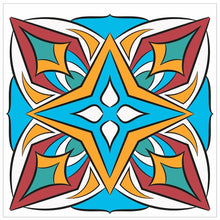 Load image into Gallery viewer, Mosaic Tile Stickers, Pack Of 16, All Sizes, Waterproof, Azulejo Transfers For Kitchen / Bathroom Tiles C54 - Bolsover Designs