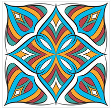 Load image into Gallery viewer, Mosaic Tile Stickers, Pack Of 16, All Sizes, Waterproof, Azulejo Transfers For Kitchen / Bathroom Tiles C54 - Bolsover Designs