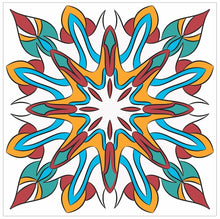 Load image into Gallery viewer, Mosaic Tile Stickers, Pack Of 16, All Sizes, Waterproof, Azulejo Transfers For Kitchen / Bathroom Tiles C54 - Bolsover Designs