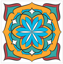 Load image into Gallery viewer, Mosaic Tile Stickers, Pack Of 16, All Sizes, Waterproof, Azulejo Transfers For Kitchen / Bathroom Tiles C55 - Bolsover Designs